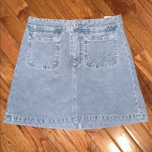 American eagle cord a-line skirt